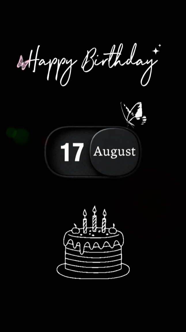 Birthday 17 August