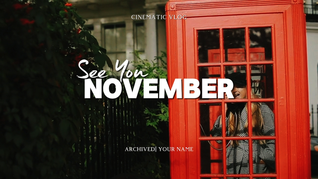 Rendez-vous en novembre