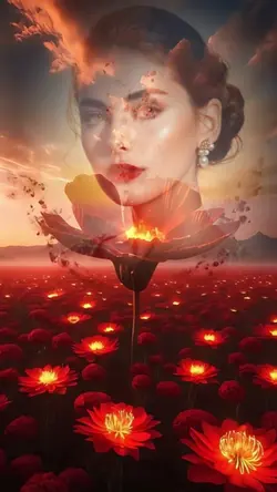 Red flowers