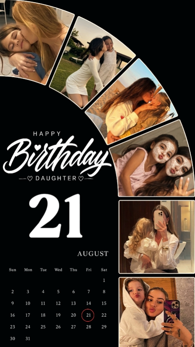 BDAY DAUGHTER 21 AUG