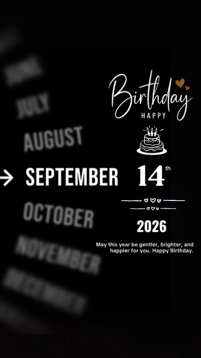 HBD IRMÃO 14 DE SETEMBRO