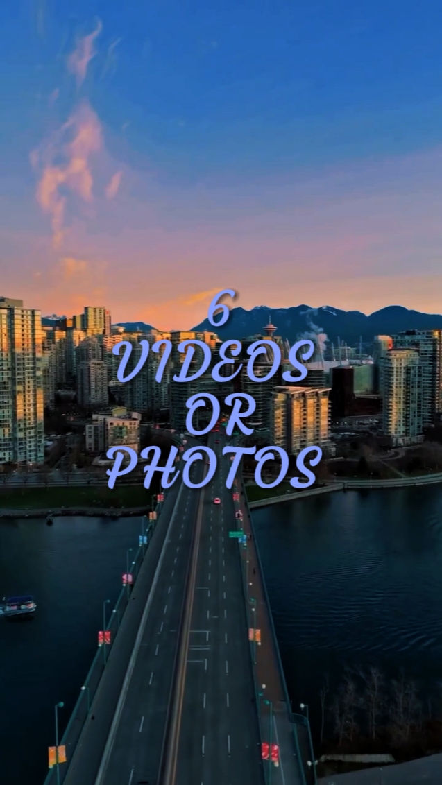 6 VIDEOS O FOTOS 