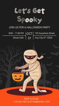 halloween invitation