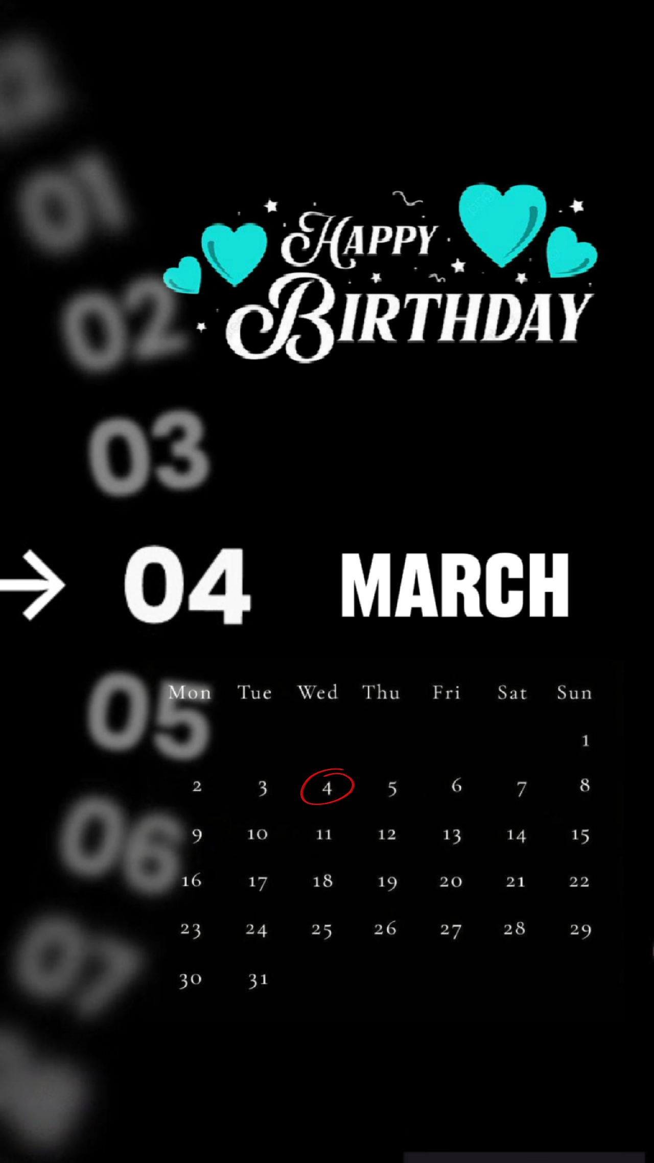 HBD 04 DE MARZO 