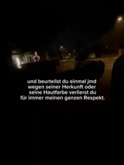 respekt verloren.