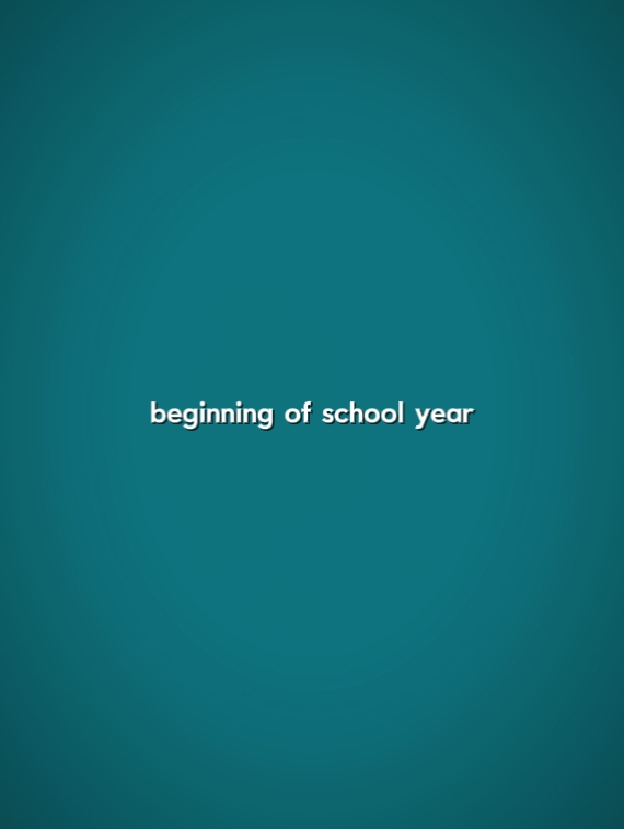 Fin del año escolar 