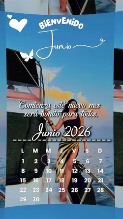 Calendario de junio