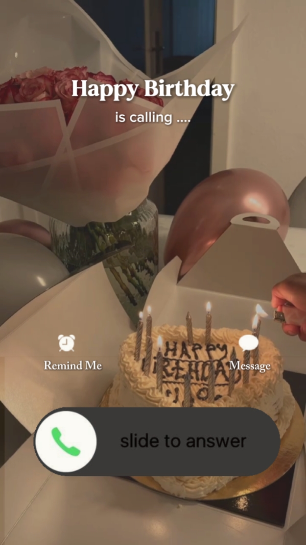 Appel d'anniversaire 