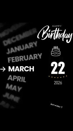HBD 22 MARCH 2026