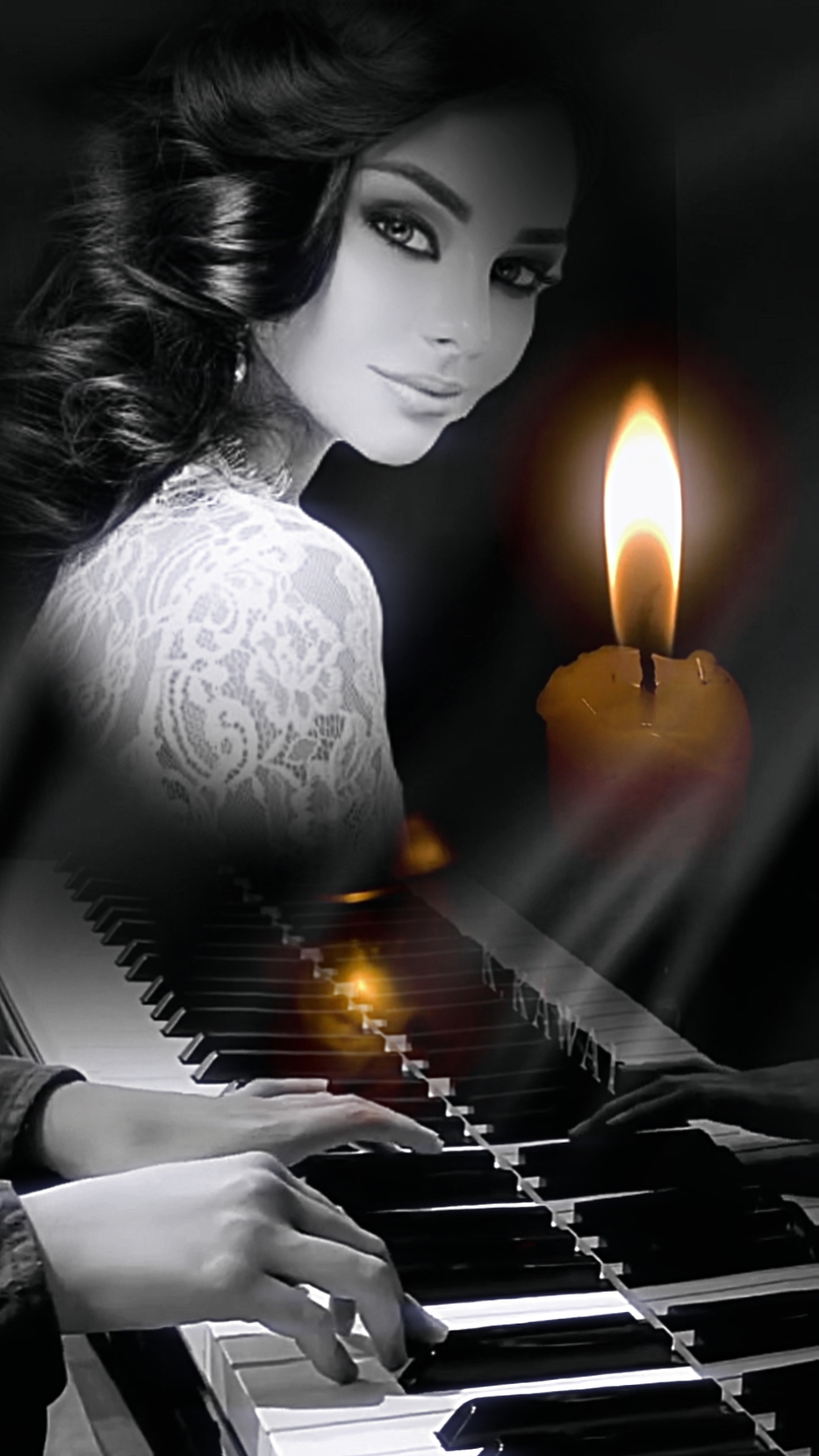 Piano dan Lilin 