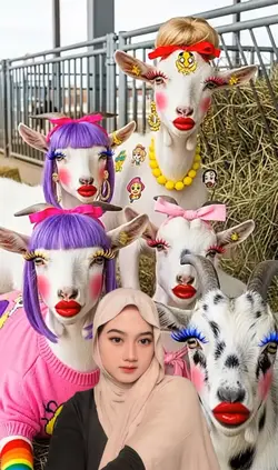 trend kambing lucu