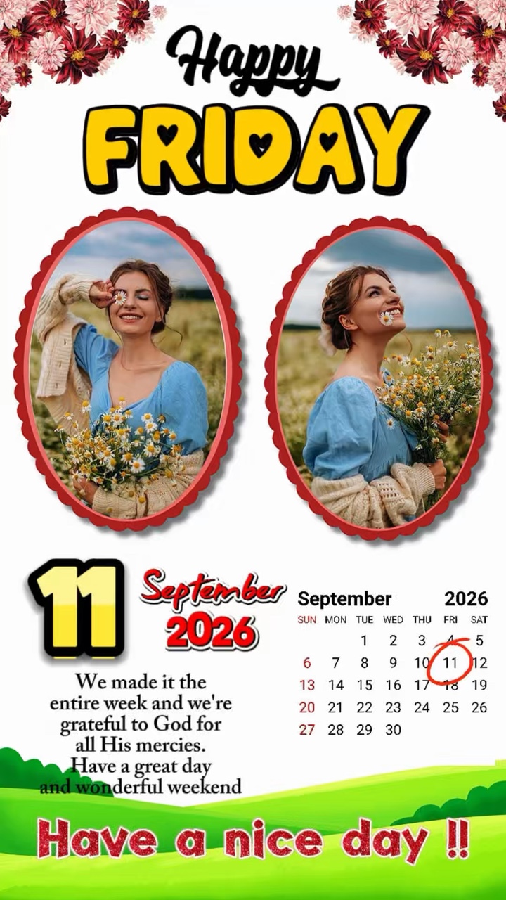 Friday 11 Sep 2026