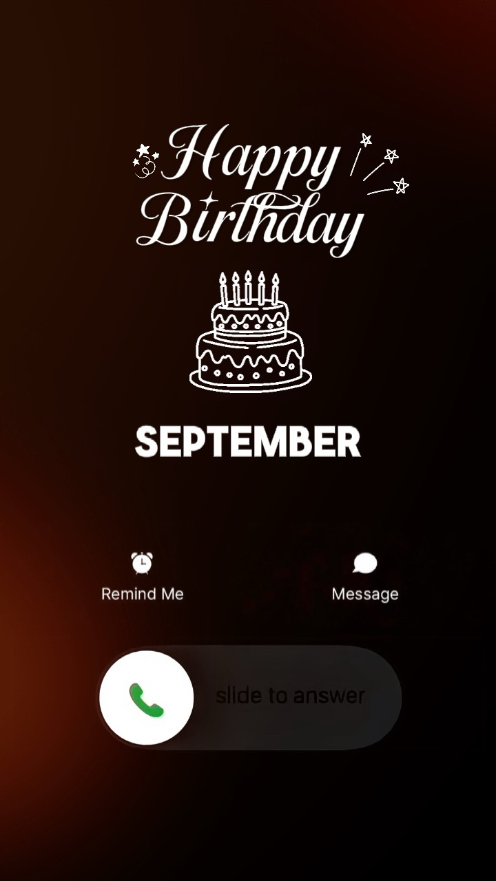ANNIVERSAIRE SEPTEMBRE