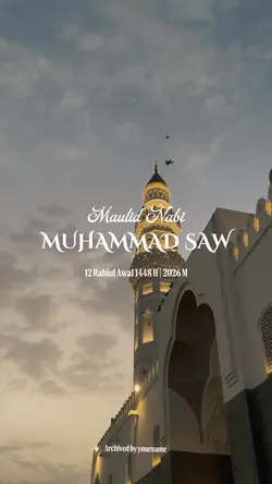 Maulid Nabi SAW 2026