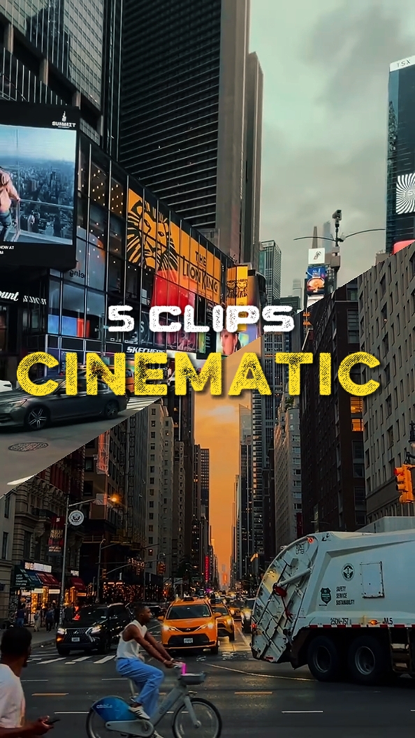 5 clips cinematic 