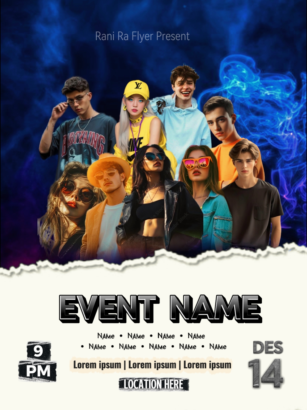 Flyer 9 personnes 