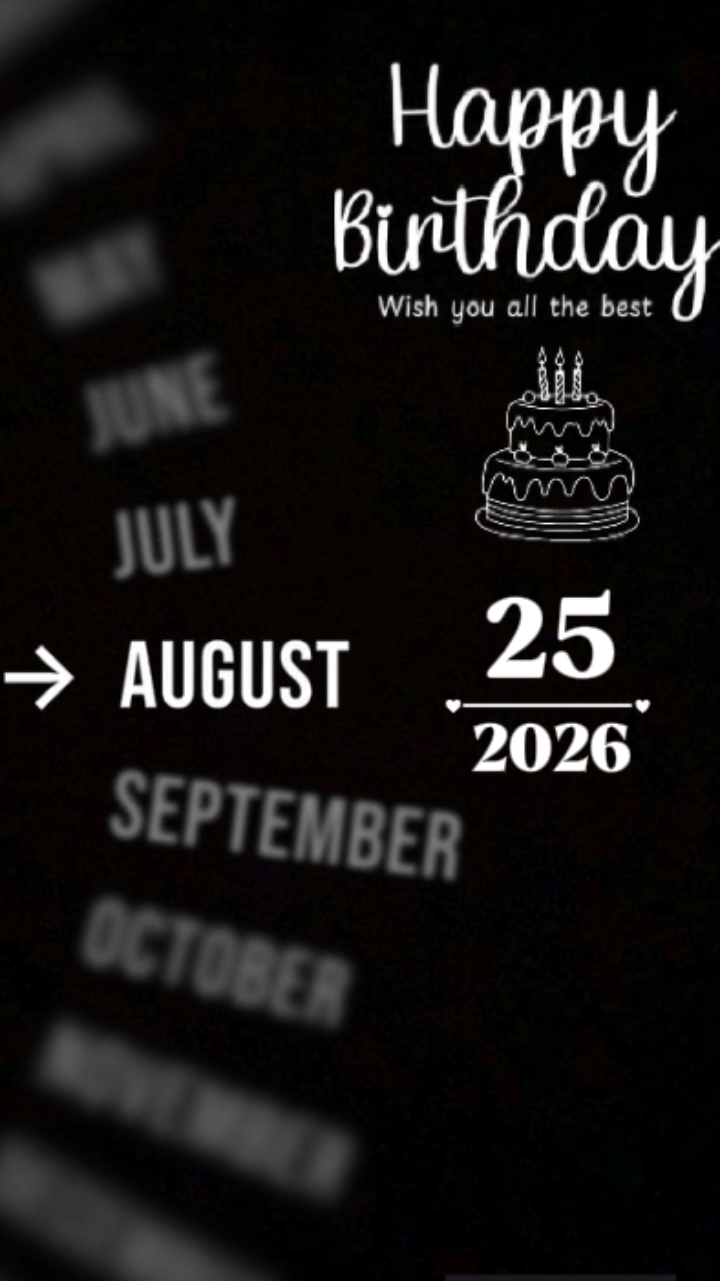 ULANG TAHUN 25 AGUSTUS 