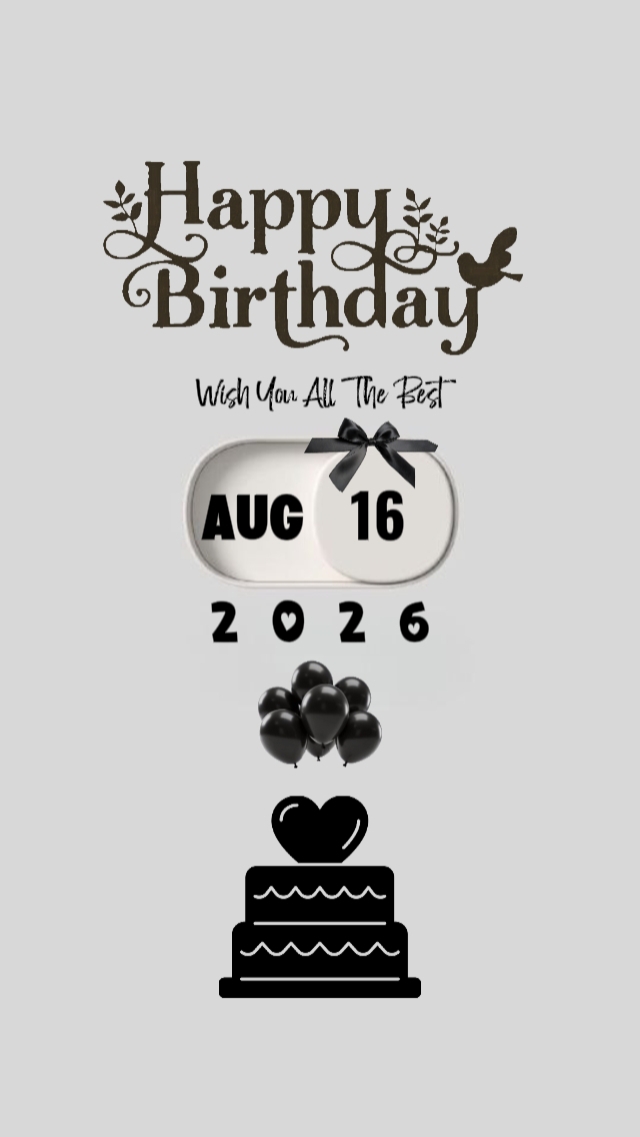 HBD 16 août 