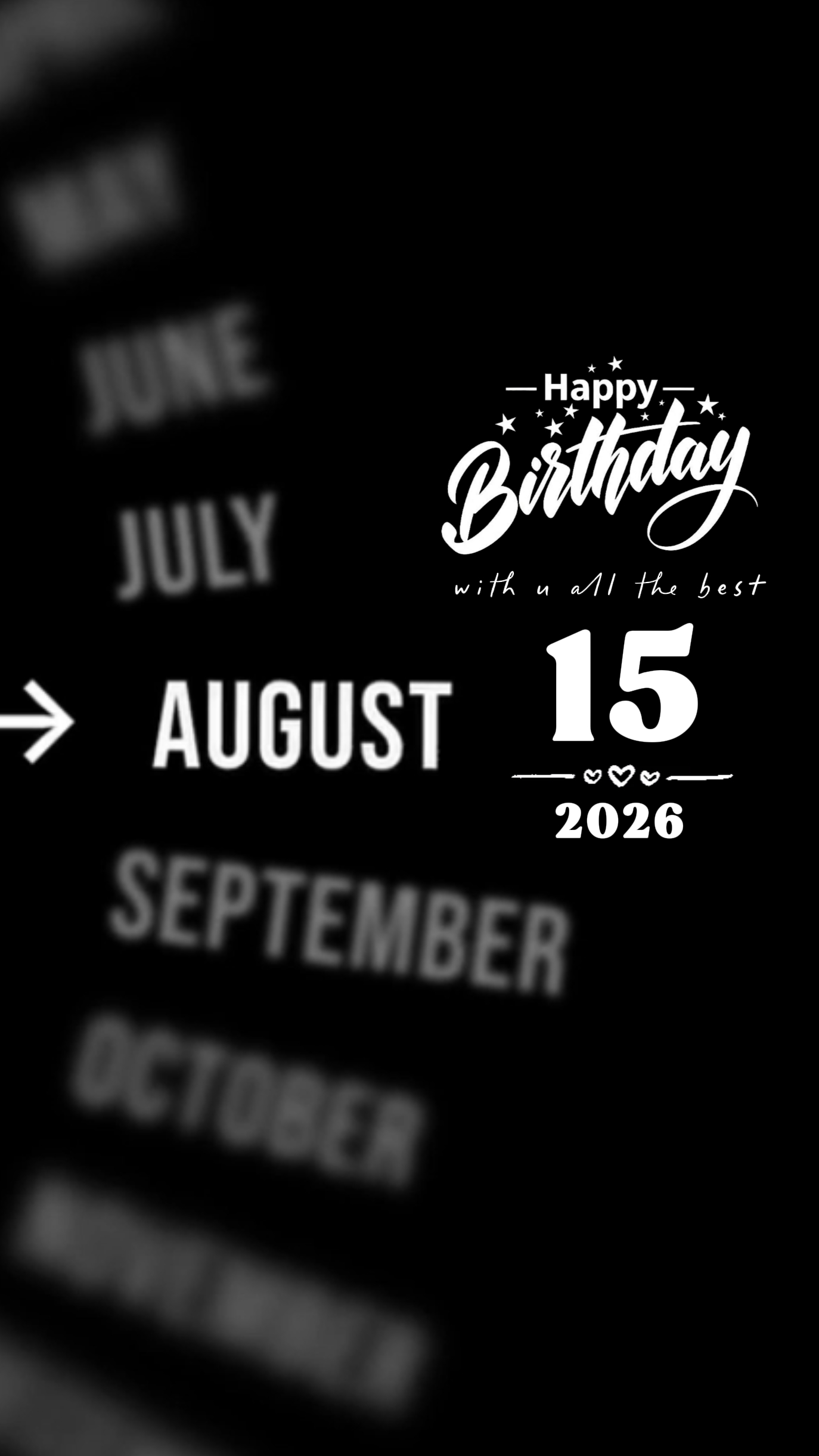 Cumpleaños 15 de agosto