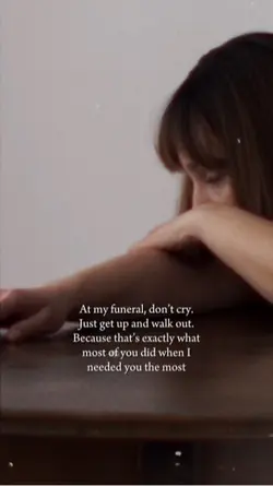 At my funeral