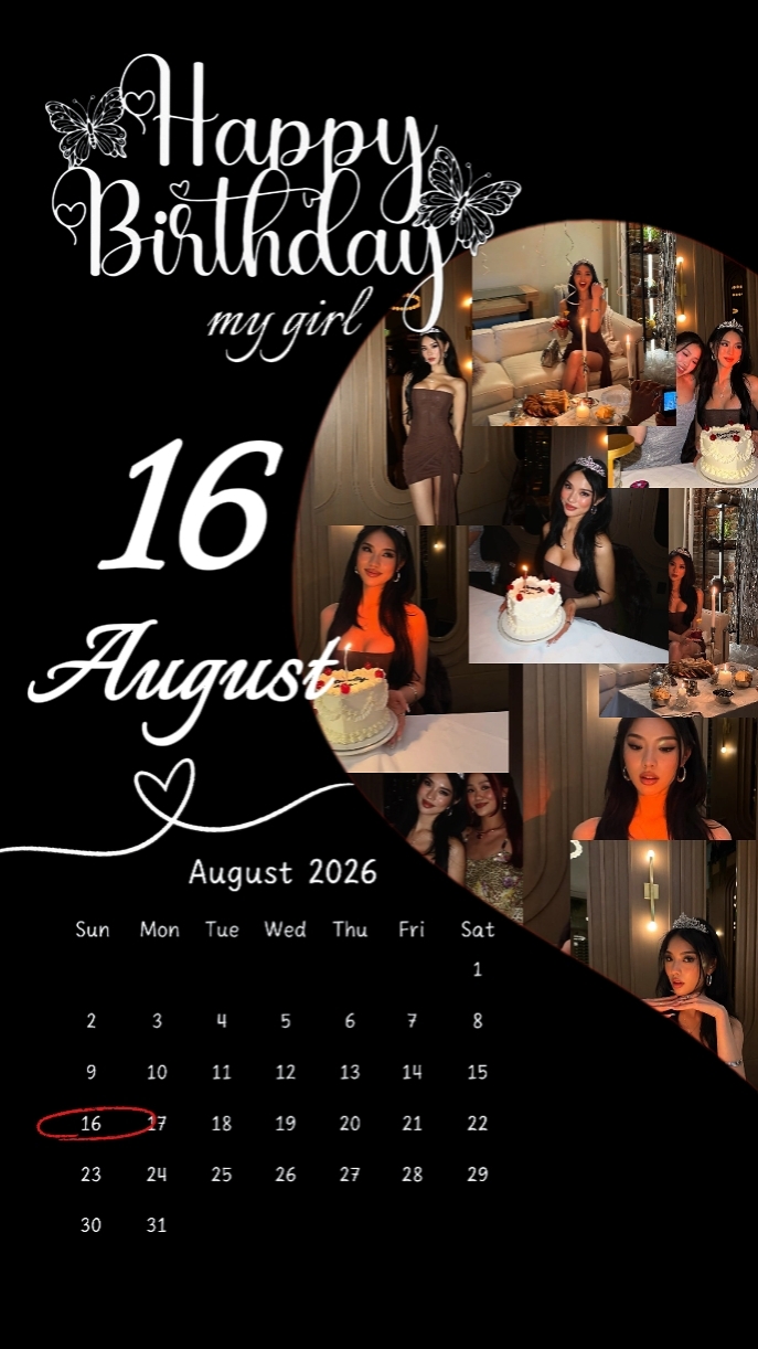 hbd ma fille 6 août