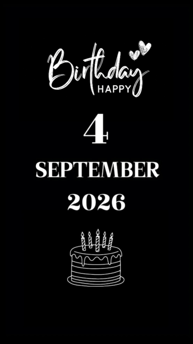 ULANG TAHUN AYAH 4 SEPTEMBER