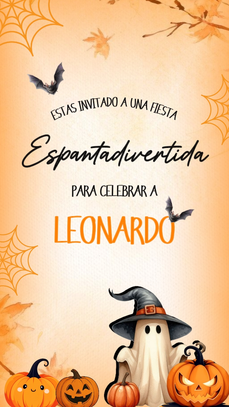 Invitacion Halloween