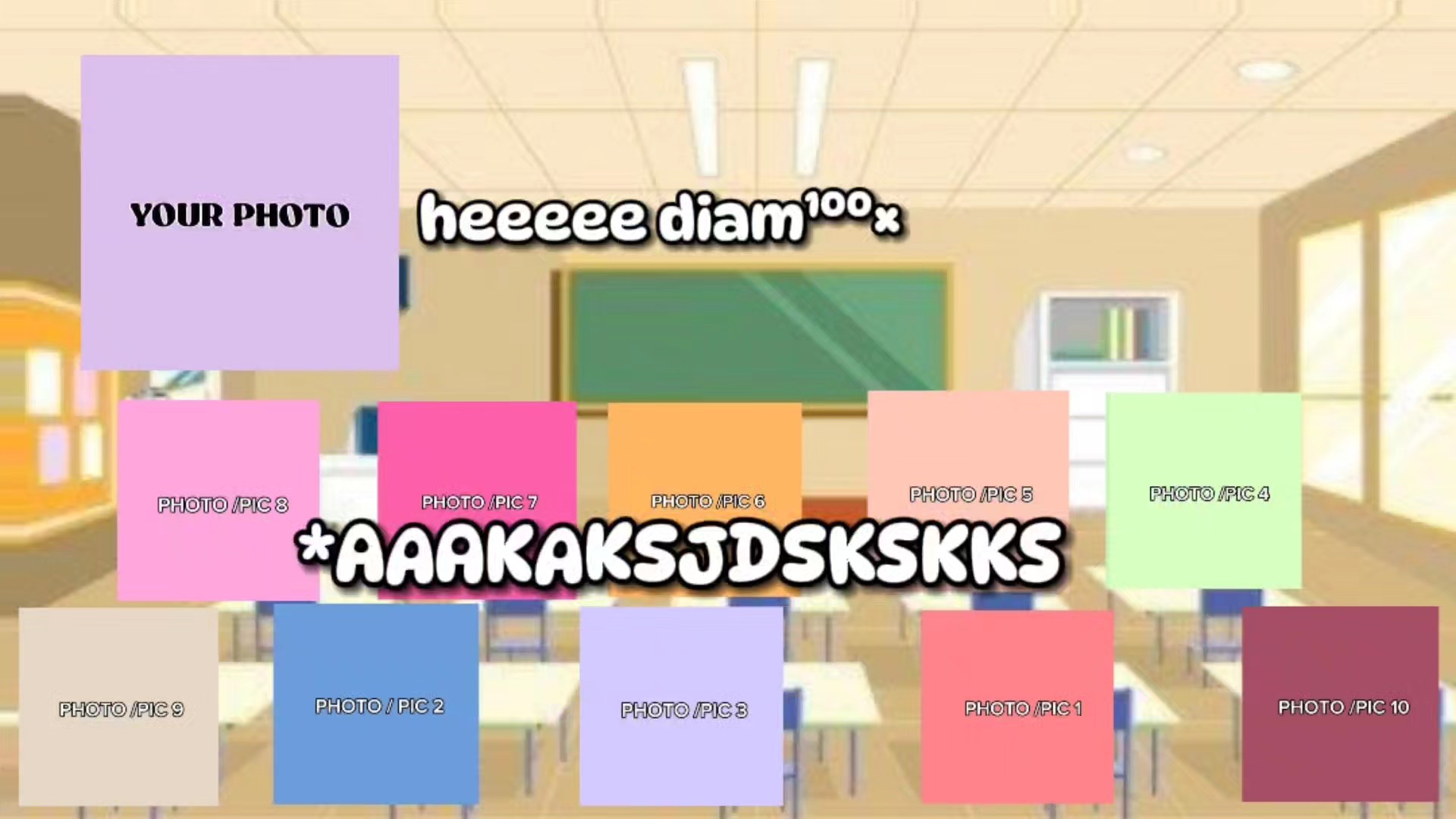 미국 재미있는 템플릿