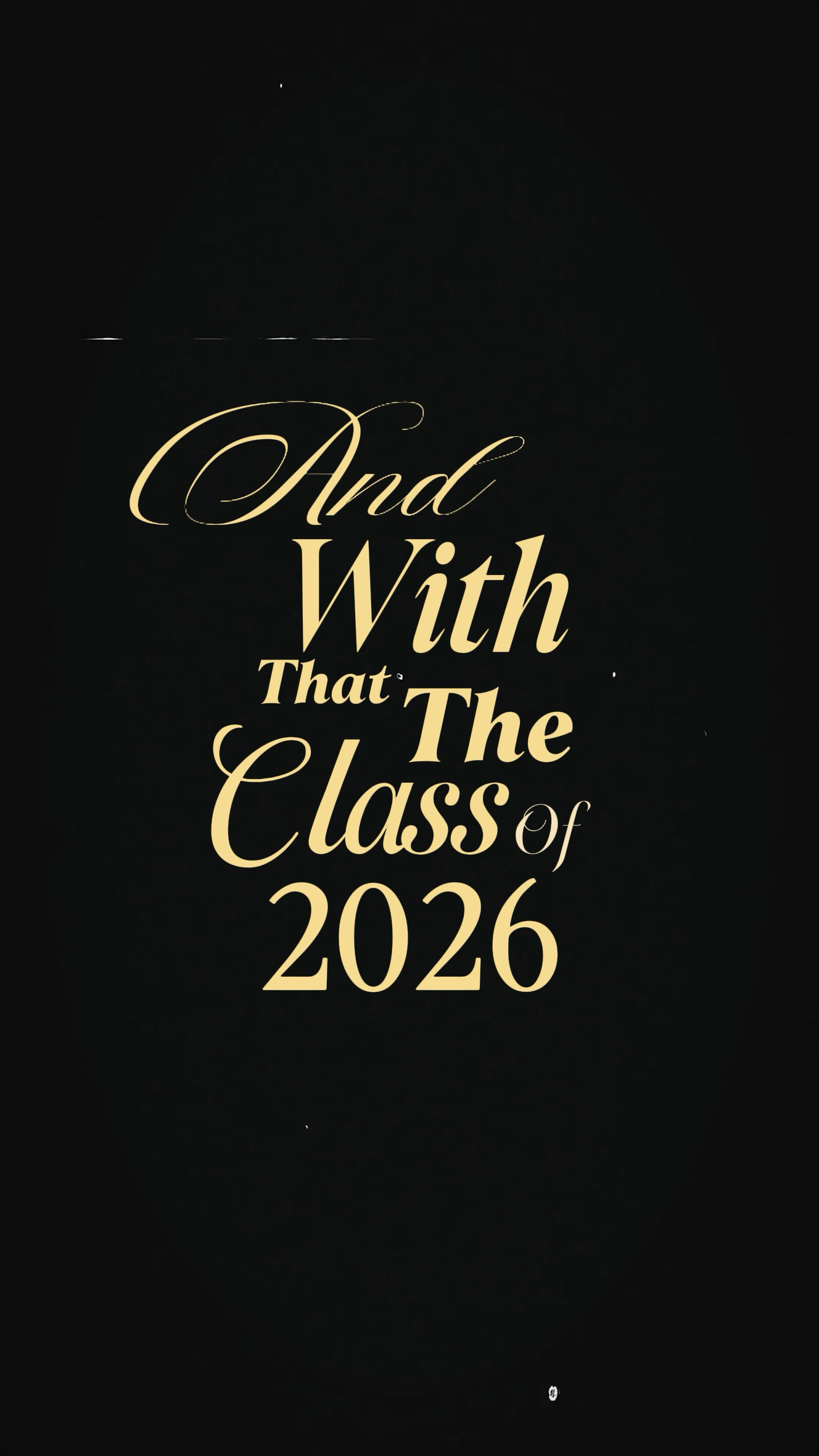 End of class 2026