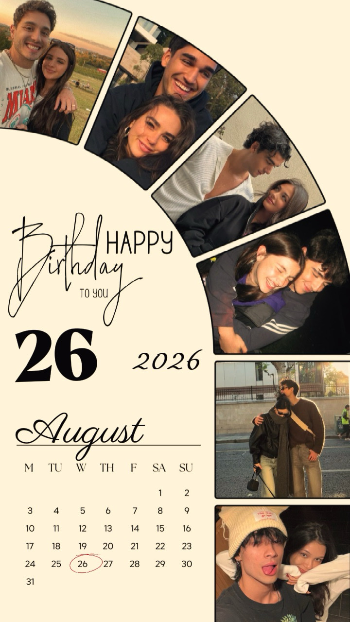 Hbd husband 26 Augus