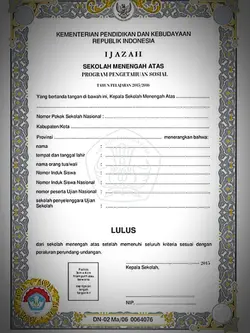 Surat Kelulusan