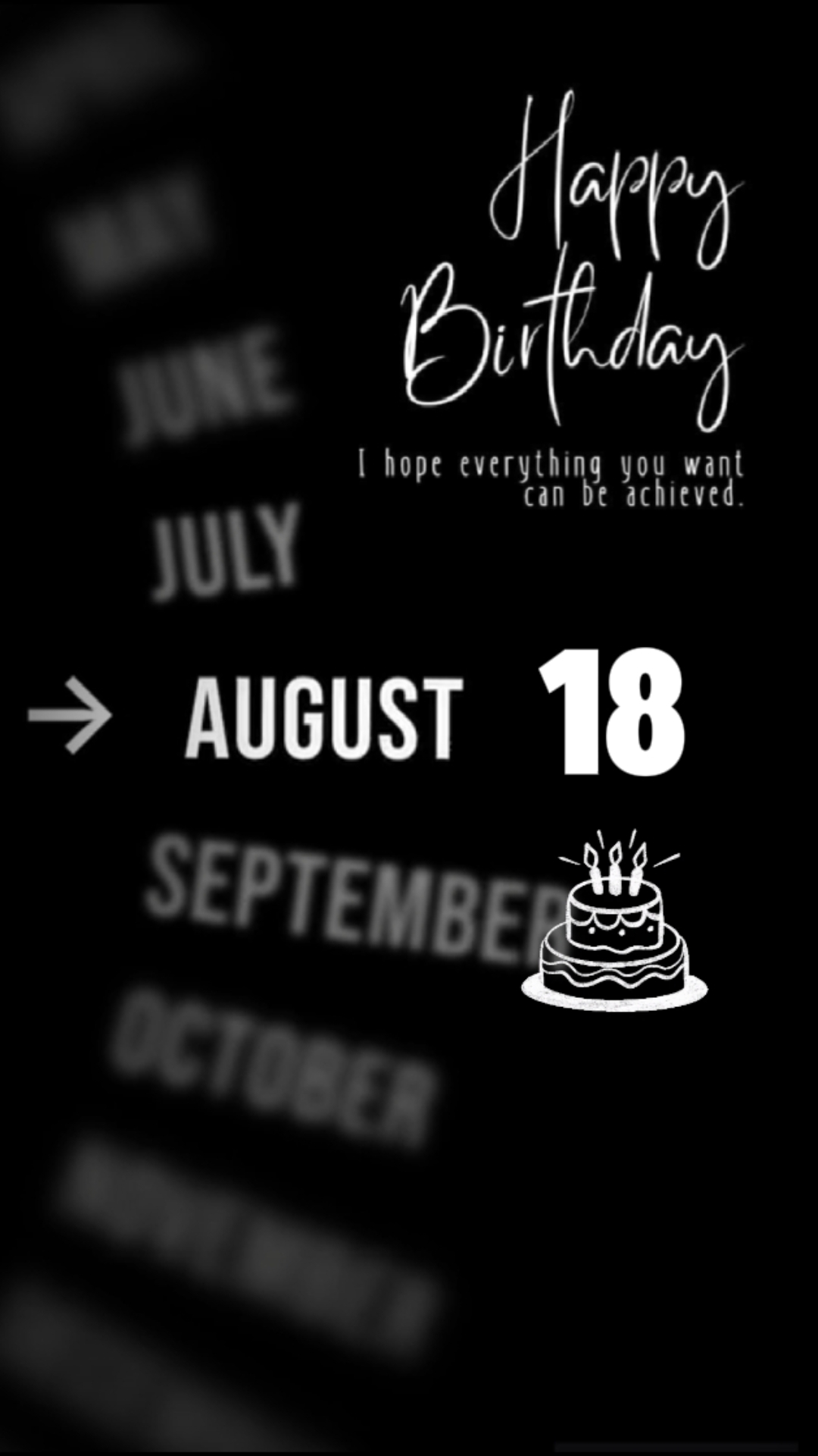 HBD FILHA 18 DE AGOSTO