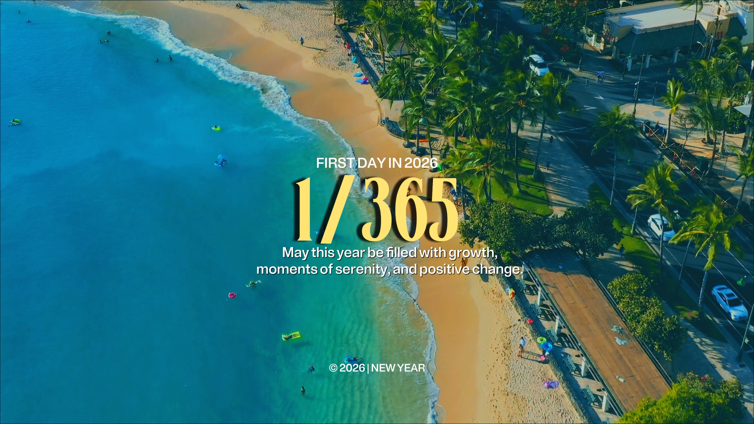 PRIMEIRO DIA EM 2026