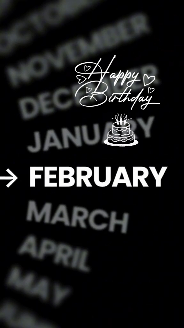 Cumpleaños en febrero 