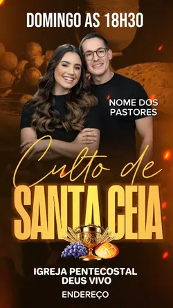 culto de santa ceia 