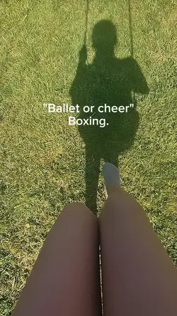 "Ballet or cheer"