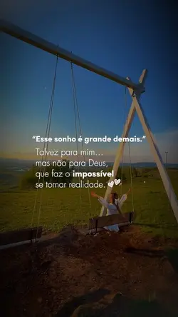 Deus torna realidade