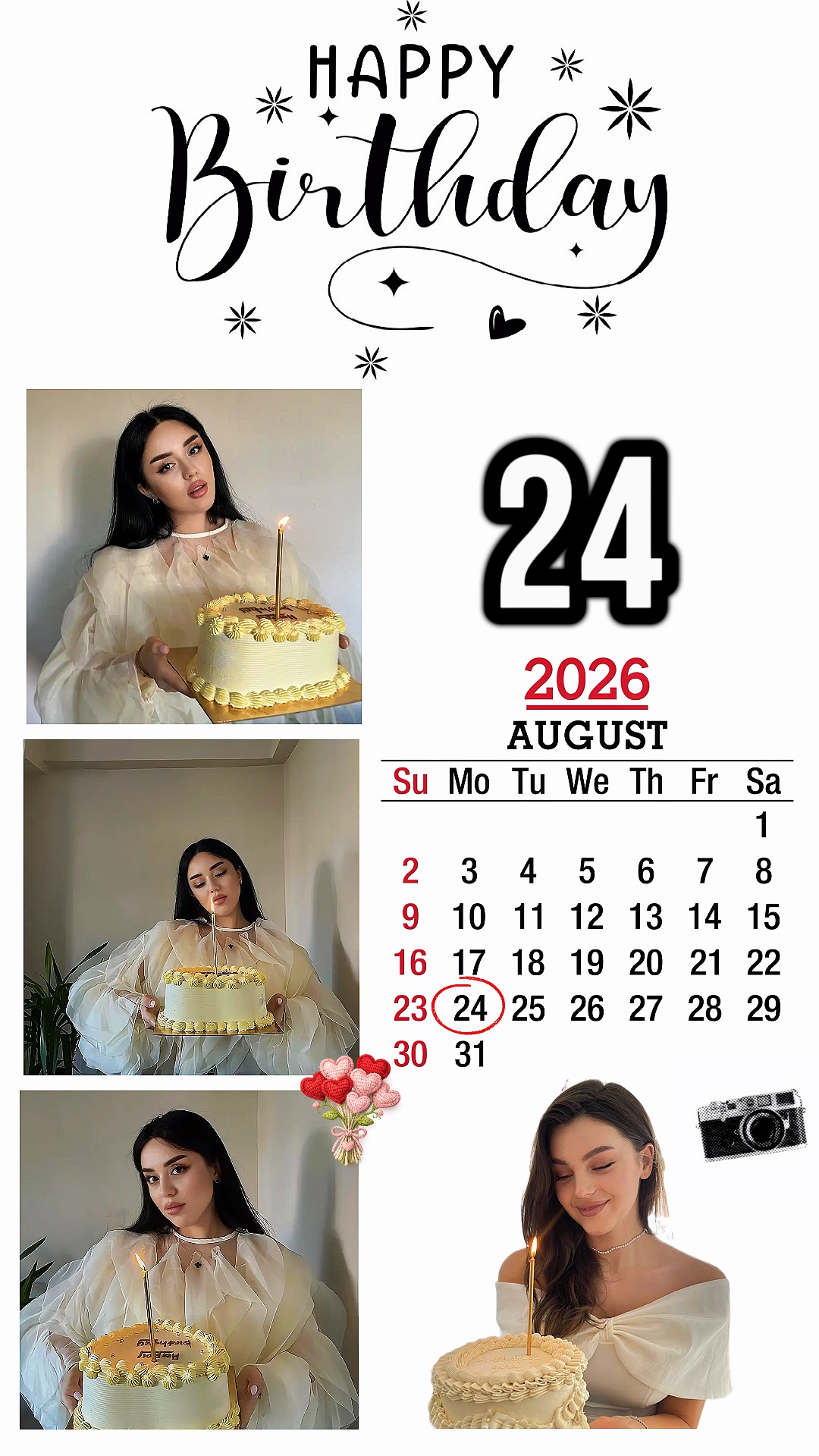 Selamat ulang tahun 24 Agustus 