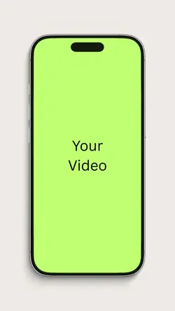 my iPhone video