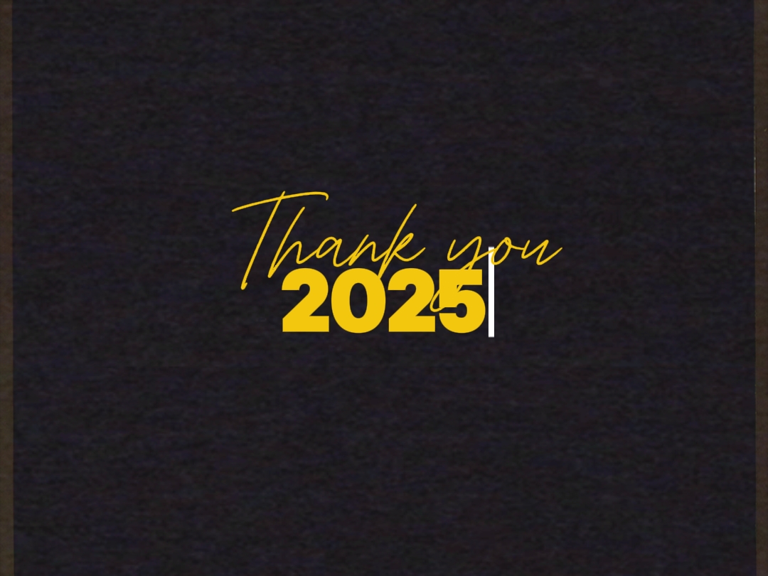 Obrigado 2025 despejo