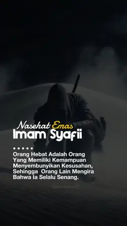 Nasehat iman Syafii