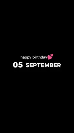 HBD 05 september