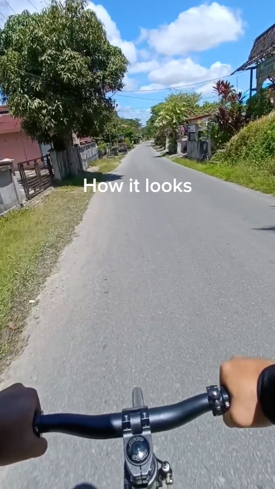 How it looks and
