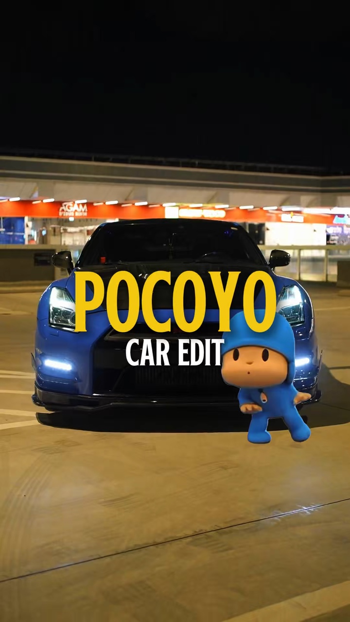 Pocoyo x Araba düzenleme