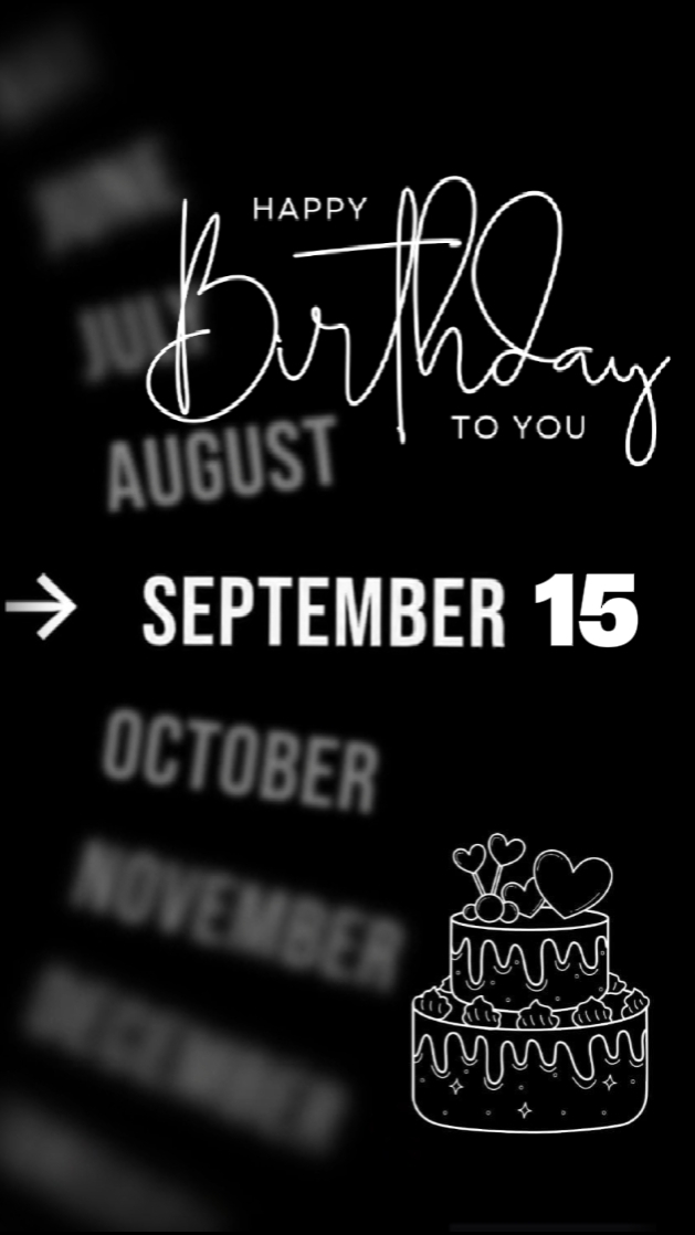HBD PUTRI 15 SEPT