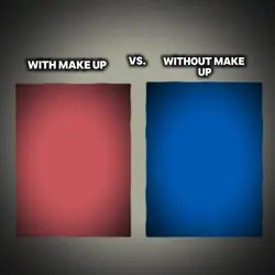 with vs without make
