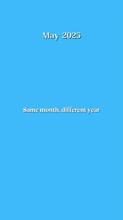 same month