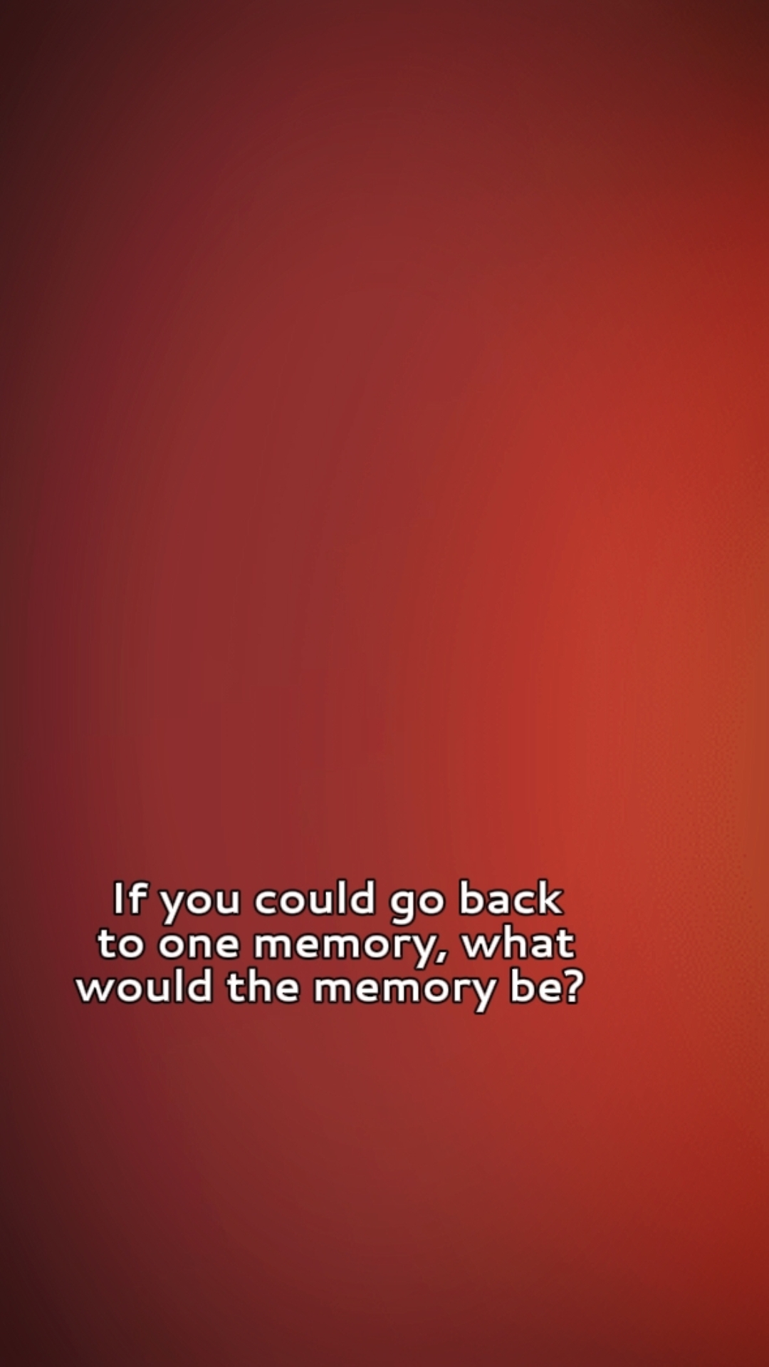 back to one memory