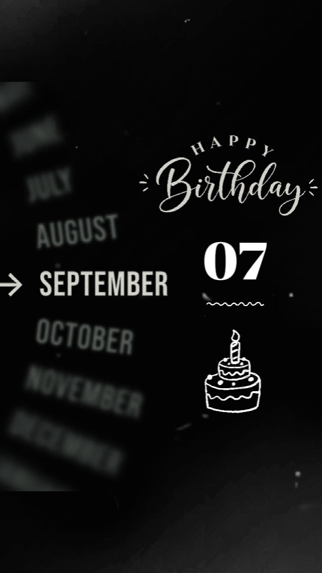 07 SEPTEMBER BDAY 