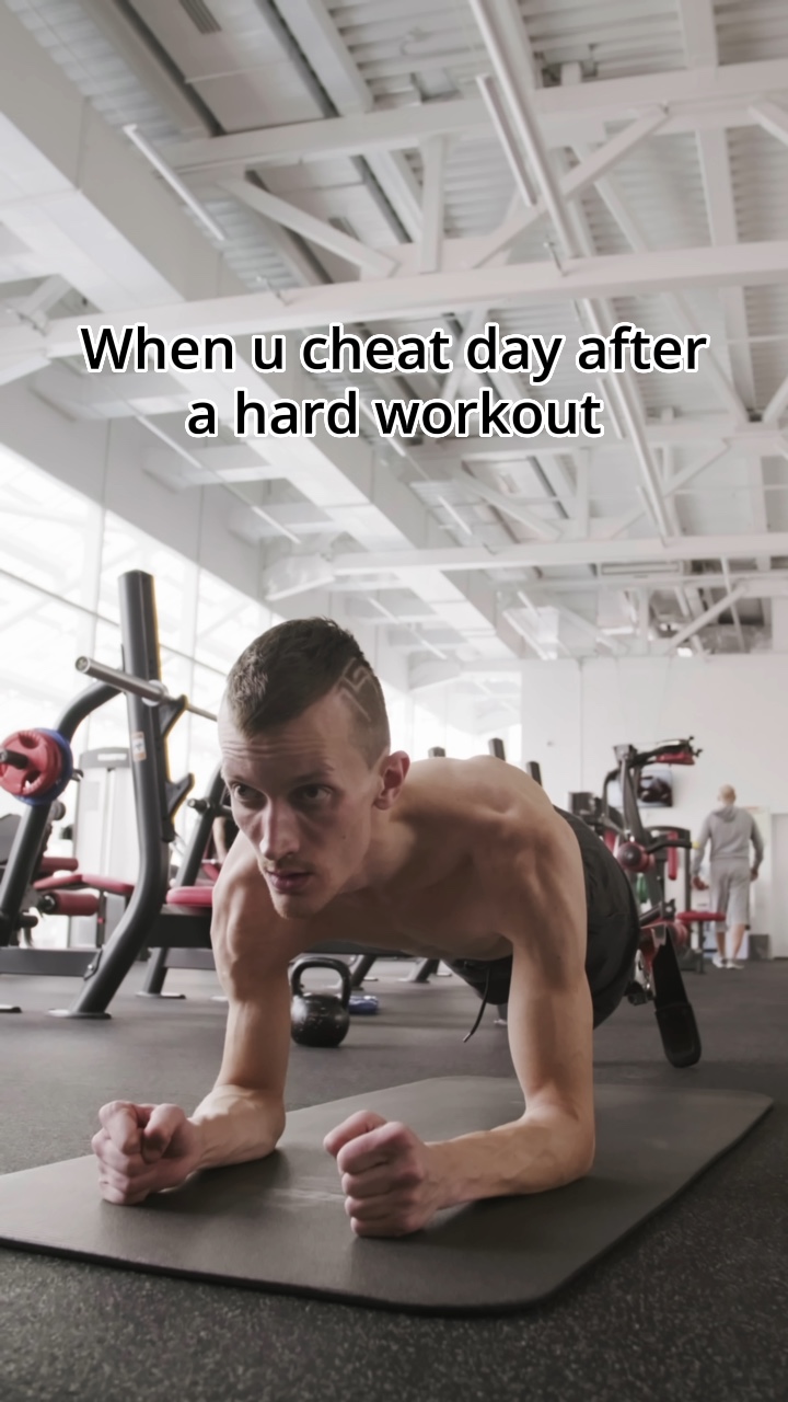 When You Cheat Day After A Hard Workout